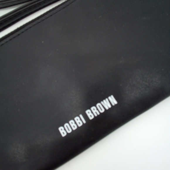 Bobbie Brown Vegan Leather Sunglasses Pouch with Pockets Zipper Graphic Bag - Picture 3 of 10